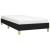 Cadru de pat, negru, 90x190 cm, material textil GartenMobel Dekor