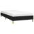 Cadru de pat, negru, 90 x 200 cm, material textil GartenMobel Dekor