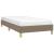 Cadru de pat, gri taupe, 90 x 200 cm, material textil GartenMobel Dekor