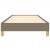 Cadru de pat, gri taupe, 90 x 200 cm, material textil GartenMobel Dekor