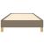 Cadru de pat, gri taupe, 100 x 200 cm, material textil GartenMobel Dekor