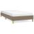 Cadru de pat, gri taupe, 100 x 200 cm, material textil GartenMobel Dekor
