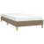 Cadru de pat, gri taupe, 100 x 200 cm, material textil GartenMobel Dekor