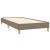 Cadru de pat, gri taupe, 100 x 200 cm, material textil GartenMobel Dekor
