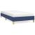 Cadru de pat, albastru, 100 x 200 cm, material textil GartenMobel Dekor
