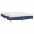 Cadru de pat, albastru, 140x190 cm, material textil GartenMobel Dekor