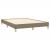 Cadru de pat, gri taupe, 140 x 200 cm, material textil GartenMobel Dekor