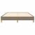 Cadru de pat, gri taupe, 140 x 200 cm, material textil GartenMobel Dekor