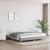 Cadru de pat, gri deschis, 180x200 cm, material textil GartenMobel Dekor