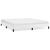 Cadru de pat, alb, 160x200 cm, piele ecologică GartenMobel Dekor