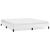 Cadru de pat, alb, 180x200 cm, piele ecologică GartenMobel Dekor