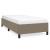 Cadru de pat, gri taupe, 90x190 cm, material textil GartenMobel Dekor