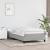 Cadru de pat, gri deschis, 100x200 cm, material textil GartenMobel Dekor