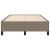 Cadru de pat, gri taupe, 120 x 200 cm, material textil GartenMobel Dekor