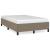 Cadru de pat, gri taupe, 120 x 200 cm, material textil GartenMobel Dekor