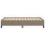 Cadru de pat, gri taupe, 120 x 200 cm, material textil GartenMobel Dekor