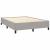 Cadru de pat, gri deschis, 140x190 cm, material textil GartenMobel Dekor