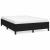Cadru de pat, negru, 140x190 cm, material textil GartenMobel Dekor