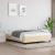 Cadru de pat, crem, 140 x 200 cm, material textil GartenMobel Dekor