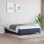 Cadru de pat, albastru, 140 x 200 cm, material textil GartenMobel Dekor