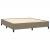 Cadru de pat, gri taupe, 160 x 200 cm, material textil GartenMobel Dekor