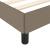 Cadru de pat, gri taupe, 160 x 200 cm, material textil GartenMobel Dekor