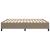 Cadru de pat, gri taupe, 180 x 200 cm, material textil GartenMobel Dekor