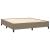 Cadru de pat, gri taupe, 180 x 200 cm, material textil GartenMobel Dekor