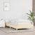 Cadru de pat, crem, 100 x 200 cm, material textil GartenMobel Dekor