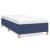 Cadru de pat, albastru, 100 x 200 cm, material textil GartenMobel Dekor
