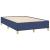 Cadru de pat, albastru, 120 x 200 cm, material textil GartenMobel Dekor