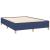 Cadru de pat, albastru, 140x190 cm, material textil GartenMobel Dekor