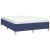Cadru de pat, albastru, 140x190 cm, material textil GartenMobel Dekor