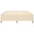 Cadru de pat, crem, 140 x 200 cm, material textil GartenMobel Dekor
