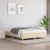 Cadru de pat, crem, 140 x 200 cm, material textil GartenMobel Dekor