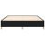 Cadru de pat, negru, 160 x 200 cm, material textil GartenMobel Dekor