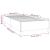 Cadru de pat, alb, 90x200 cm, piele ecologică GartenMobel Dekor