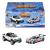 HOT WHEELS SET 2 MASINUTE METALICE PULL BACK GMC HUMMER EV SI CORVETTE C8R 1:43 SuperHeroes ToysZone