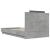 Cadru de pat cu tăblie, gri beton, 75x190 cm, lemn prelucrat GartenMobel Dekor