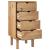 Dulap cu sertar "OTTA", 45x39x90cm, lemn masiv de pin GartenMobel Dekor