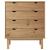 Dulap cu sertar "OTTA", 76,5x39,5x90 cm, lemn masiv de pin GartenMobel Dekor