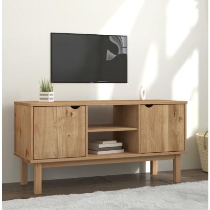 Dulap TV "OTTA", 113,5x43x57 cm, lemn masiv de pin GartenMobel Dekor