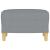 Taburet, gri deschis, 60x50x41 cm, material textil GartenMobel Dekor