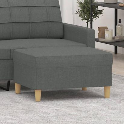 Taburet, gri închis, 70x55x41 cm, material textil GartenMobel Dekor