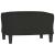 Taburet, negru, 60x50x41 cm, material textil GartenMobel Dekor