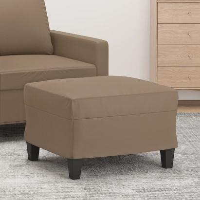 Taburet, cappuccino, 60x50x41 cm, piele ecologică GartenMobel Dekor
