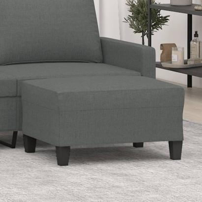Taburet, gri închis, 70x55x41 cm, material textil GartenMobel Dekor