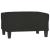 Taburet, negru, 70x55x41 cm, material textil GartenMobel Dekor