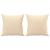 Perne decorative 2 buc. crem 40x40 cm, material textil GartenMobel Dekor