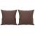 Perne decorative, 2 buc., maro, 40x40 cm, piele ecologică GartenMobel Dekor